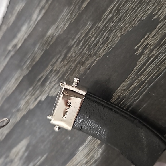 Joan Boyce Edgy Diva Pave/Leather Bracelet - Picture 4 of 5